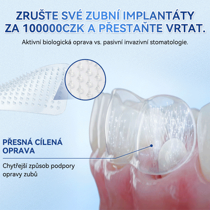 🦷Glimmerly® Microneedle naplast pro opravu zubi a dasni s Tideglusibem  |Pokročilé zubní pásky s aktivací kmenových buněk (obnovuje sklovinu a dentin • posiluje dásně • odstraňuje plak a zápach • zastavuje citlivost zubů) 3.0