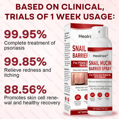 🔥𝙈𝙖𝙧𝙘𝙝 𝙎𝙥𝙚𝙘𝙞𝙖𝙡 𝙊𝙛𝙛𝙚𝙧𝙨 | Healrize® Snail Mucin Barrier Spray for Flare-Up Relief & Skin Repair