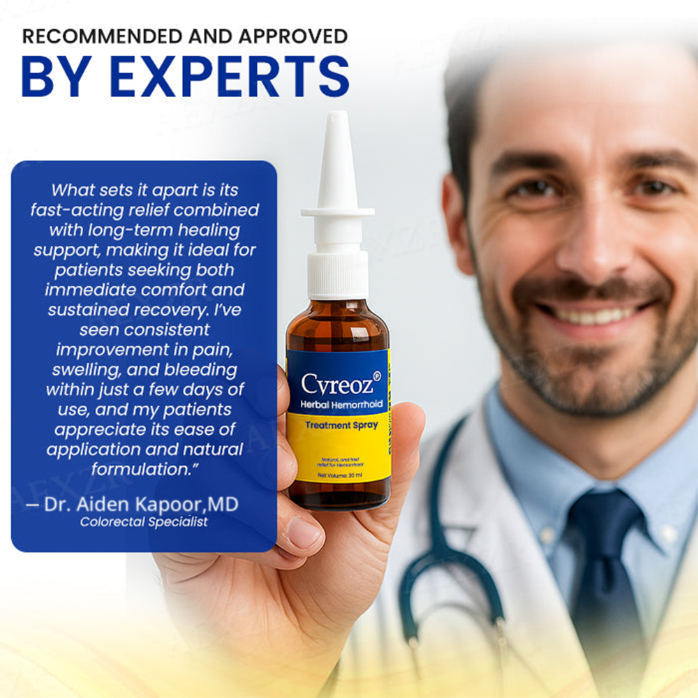 Cvreoz® Herbal Hemorrhoid Treatment Anal Spray