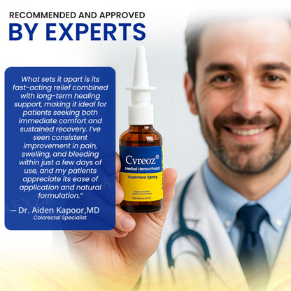 Cvreoz® Herbal Hemorrhoid Treatment Anal Spray
