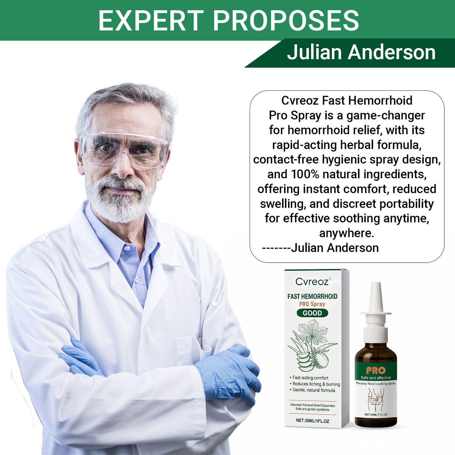 🎁𝙉𝙚𝙬 𝙔𝙚𝙖𝙧 𝙎𝙥𝙚𝙘𝙞𝙖𝙡 𝙊𝙛𝙛𝙚𝙧 | Cvreoz® Fast Hemorrhoid PRO Spray